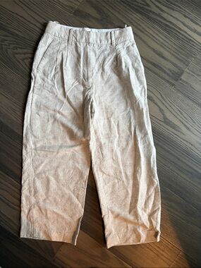 Wilfred Effortless Light Beige Linen Pants